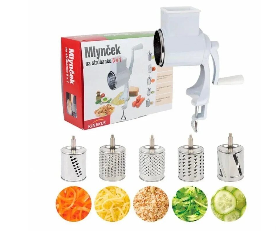 Овощерезка 5в1 как мясорубка
