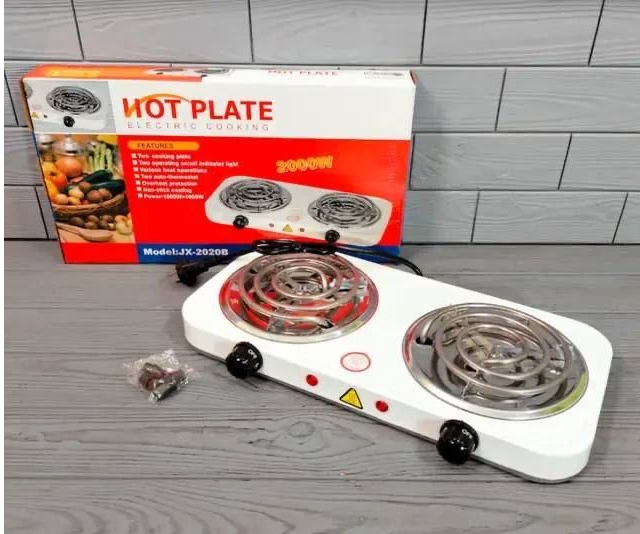 Электрическая плита двухкомфорочная Hot Plate