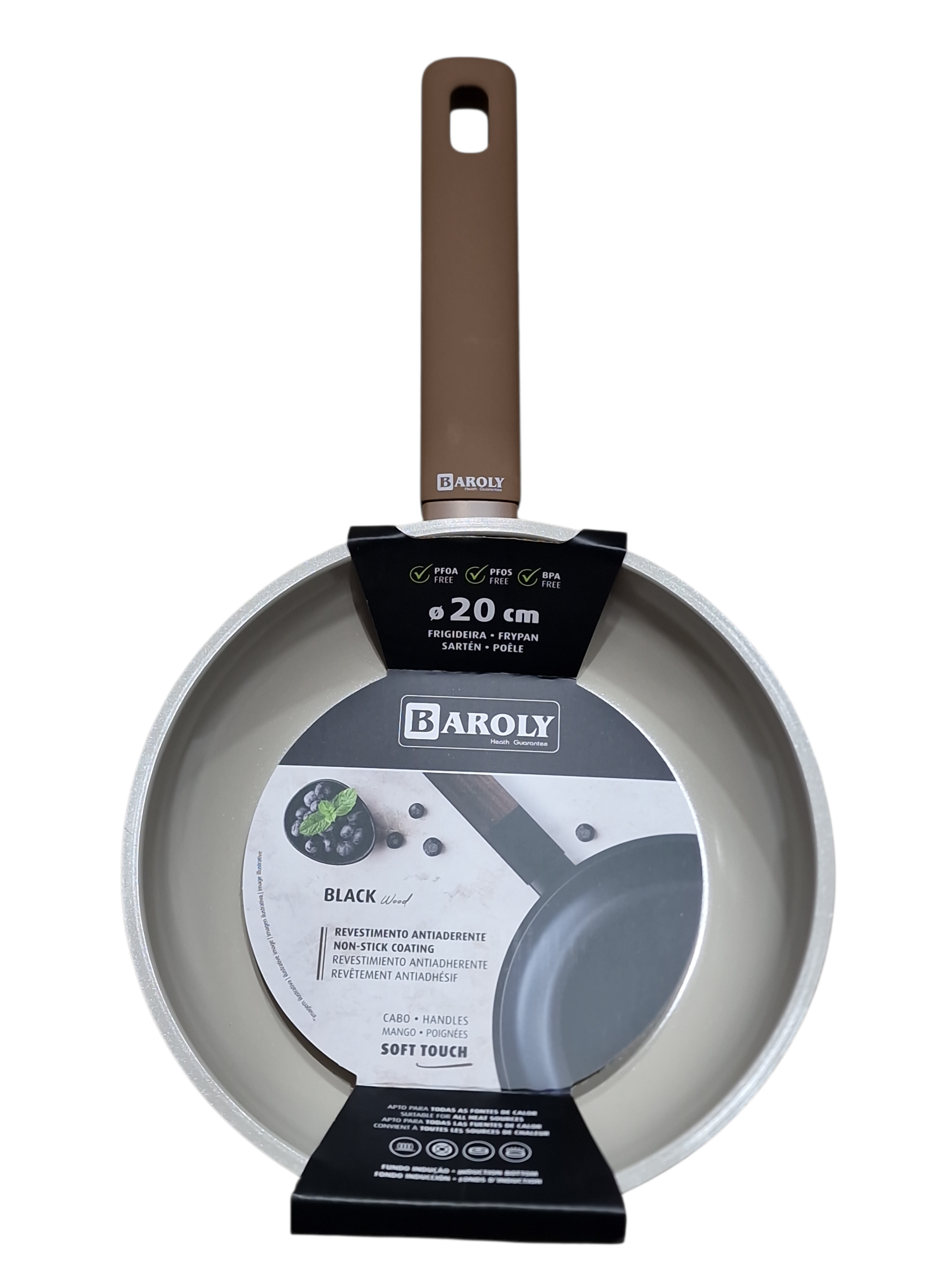 Сковородка кремовая (BAROLY) 20cм.02.2625