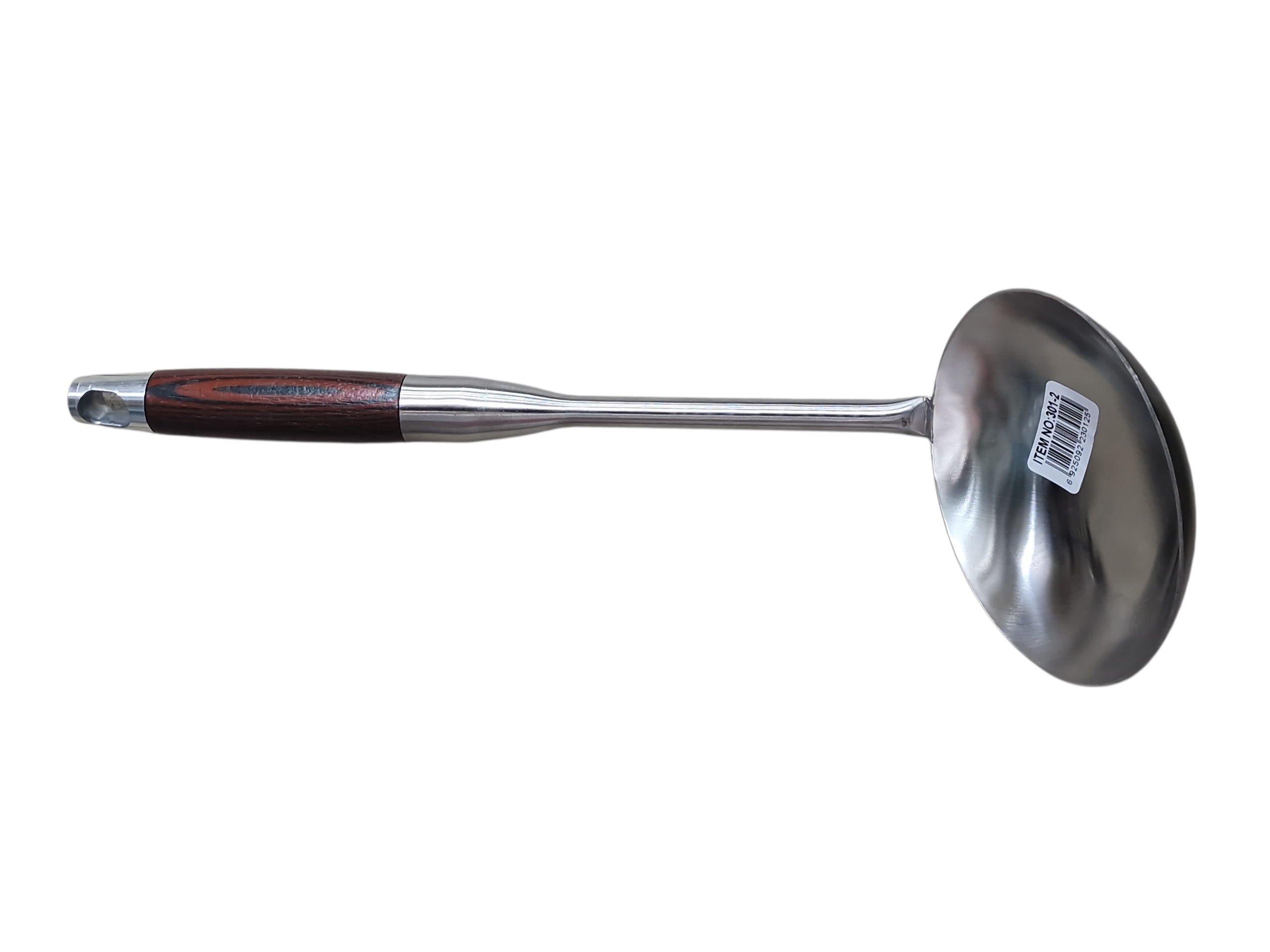 Половник из нерж. стали с ручкой из дуба       301-2