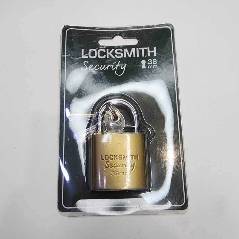 Замок навесной Жёлтий LOCKSMITH 38ММ