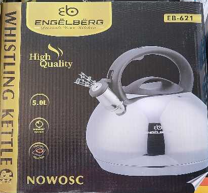 Чайник с свистком WHISTLING KETTLE EB-621 5,0L