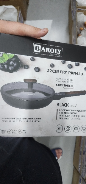 Сковородка с кришка 22см