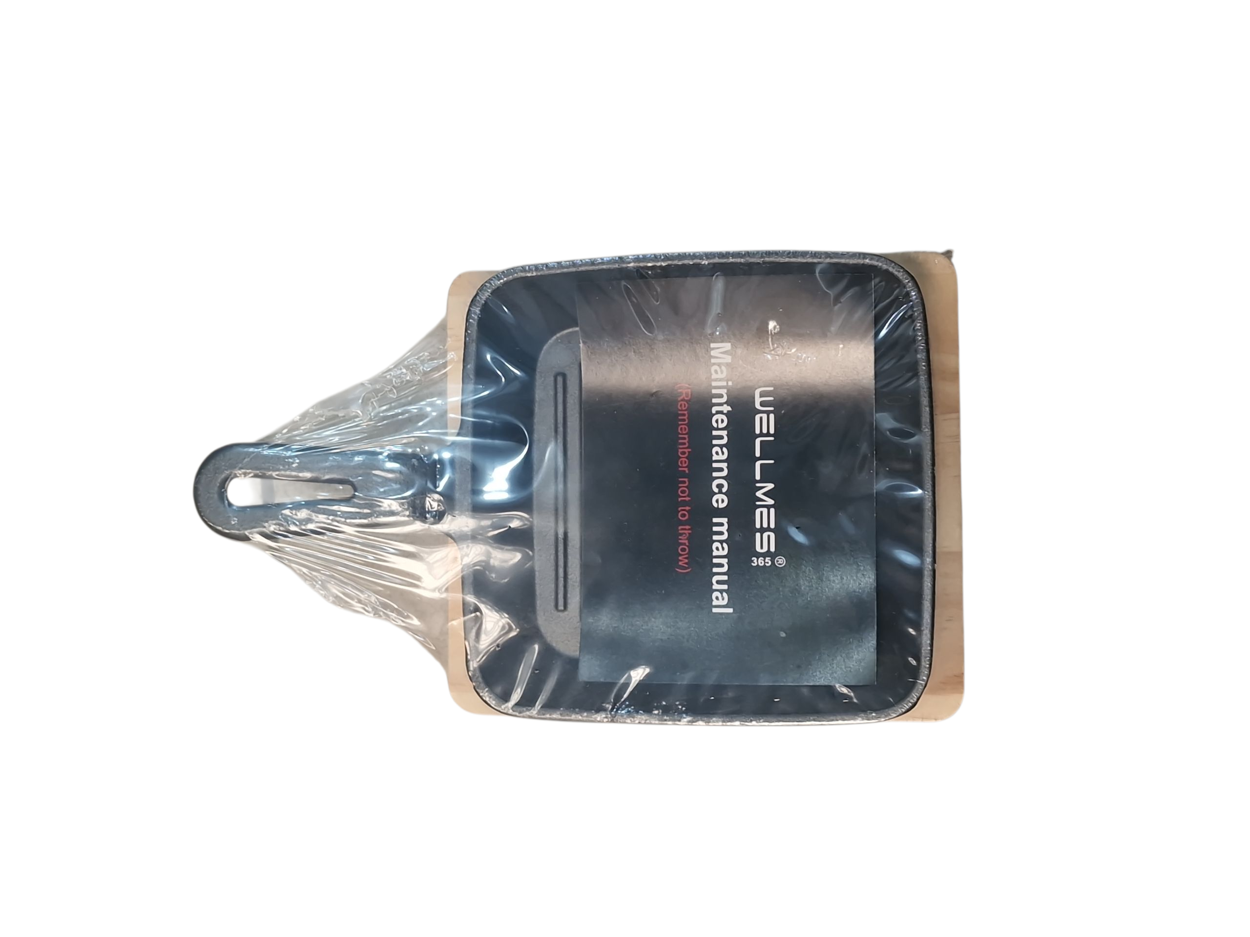 Сковородка-гриль  чугунная с деревянные подставка WELMES .М16*16