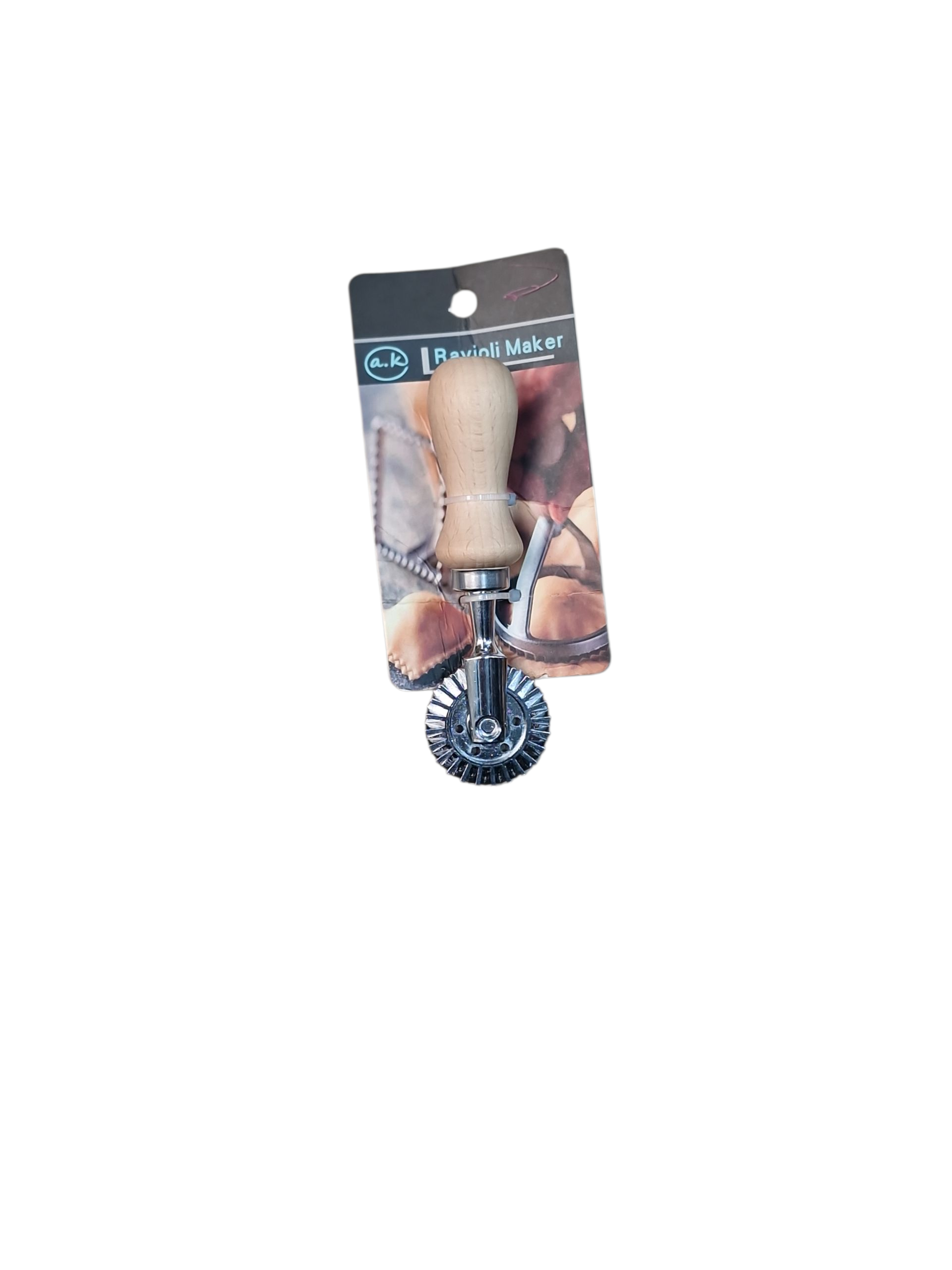 Тесторезка с деревянный ручка маль.