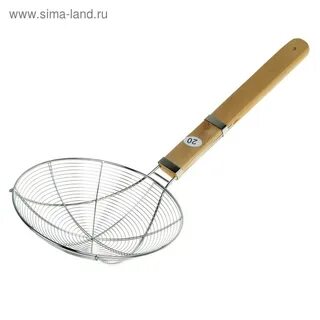 Сито-шумовка 26# с деревянной ручкой