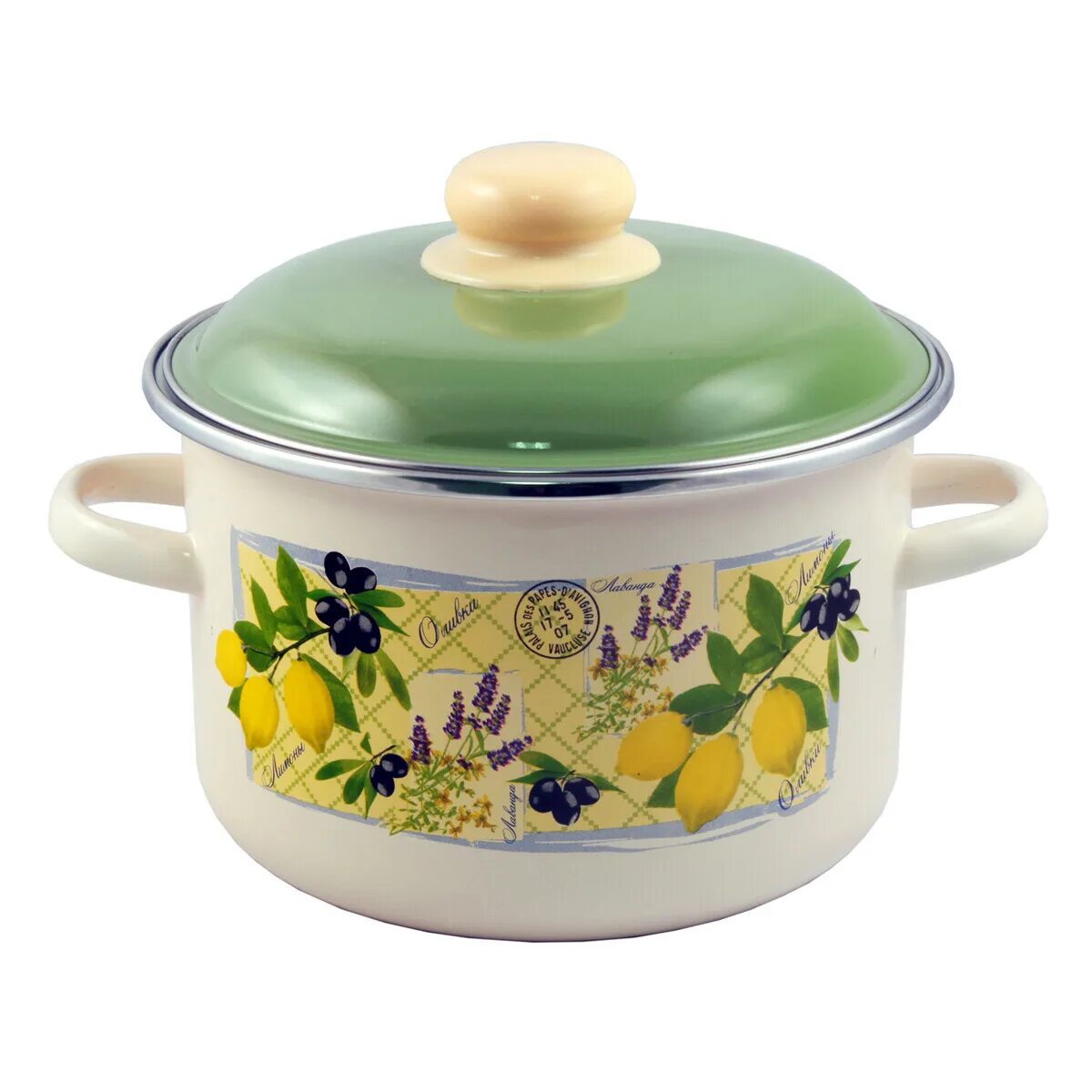 Кастрюля эмал цил Правила кухни 5,5л ТМ Appetite