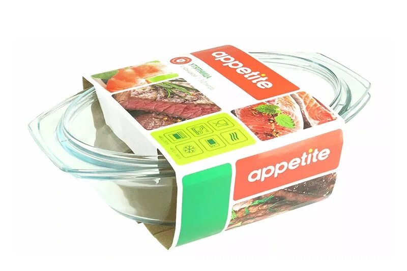 Утятница стеклянная 3,0л ТМ Appetite