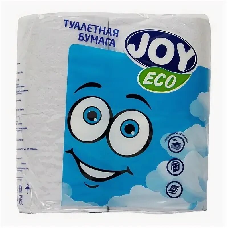 Joy бумага. Туалетная бумага Joy Eco, 2сл.4рул, белая. Туалетная бумага Joy Eco 2сл.4рул.белая 1/12. Туалетная бумага Joy Eco 2 сл.. Бумага туалетная Джой эко 2-х слойная 4шт 12/уп.