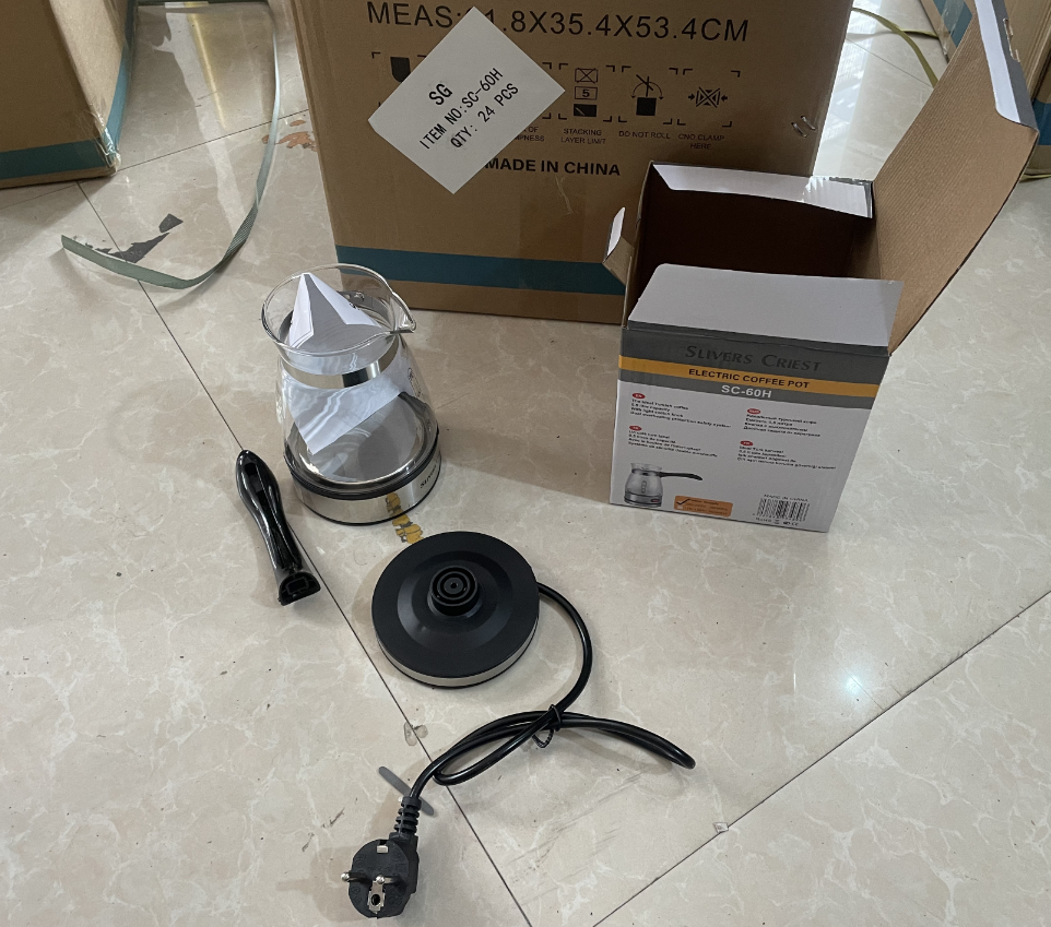 Кофеварка стеклянный 0.6л SC-60Н