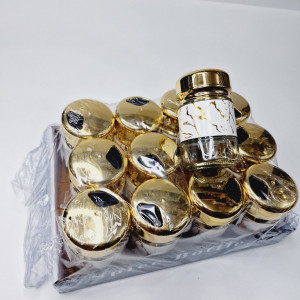 Солонка стеклянная мрамор 9004D-A 12шт