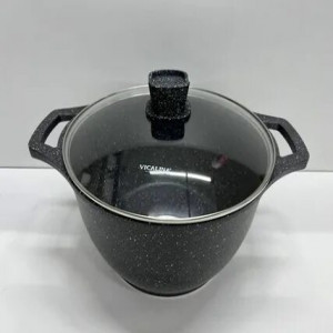 Казан со стеклянной крышкой Vicalina 7л