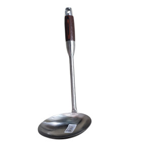 Половник из нерж. стали с ручкой из дуба 301-6