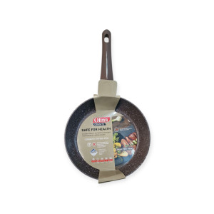 Сковородка ,коричневый  мрамор 28см (Olina