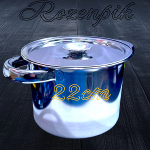 Кастрюля из нержавеющей стал 22см Rozenpik