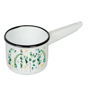 Ковш эмал 1,0л цил без/кр Лобстер ТМ Appetite