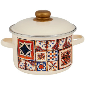 Кастрюля эмал цил CAFE 3,0л ТМ Appetite